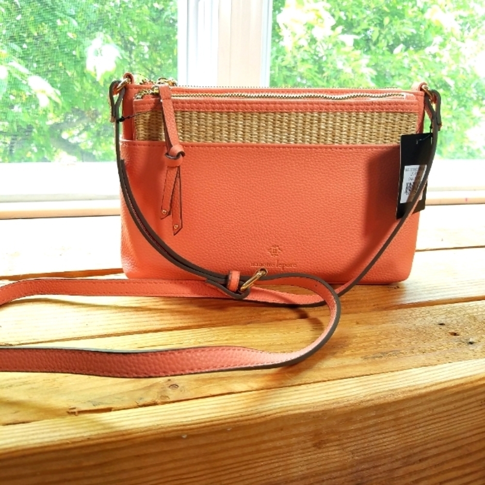 Nanette Lepore Vegan Leather Crossbody Bag